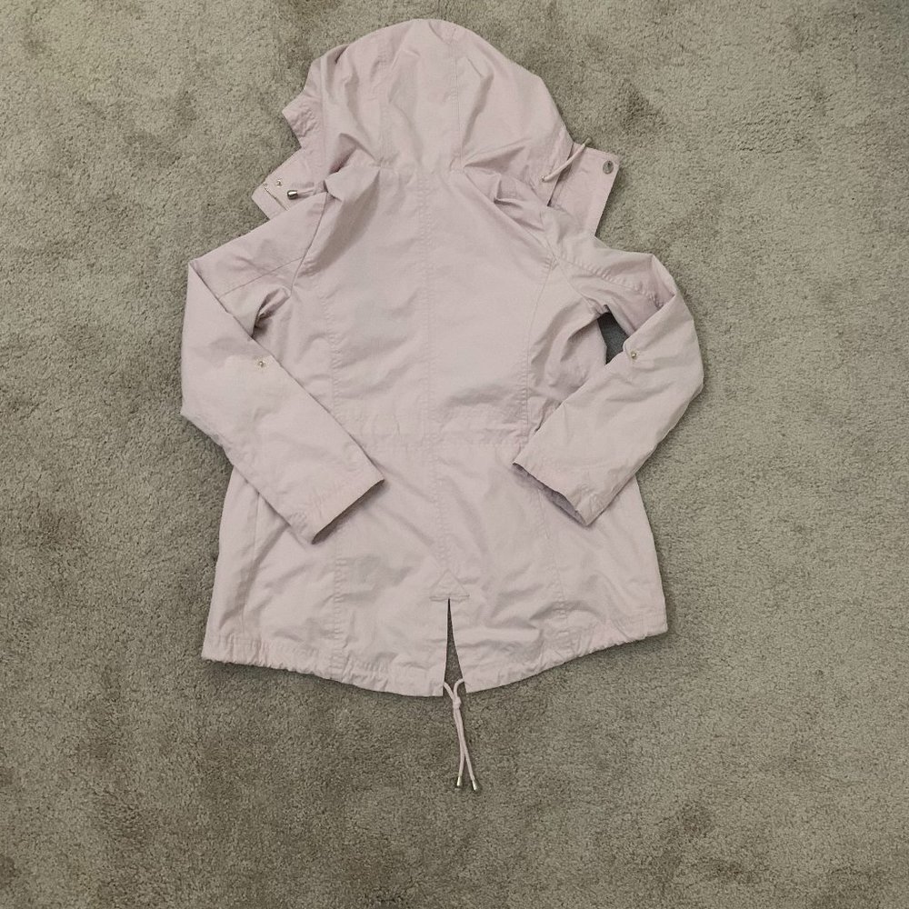 Guess Pink Trench Rain Anorak Coat XS - Picture 3 of 5